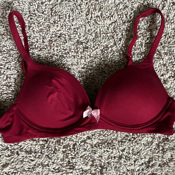 Hardly worn/like new No-Wire Body by Victoria bra by Victoria’s Secret in maroon - Picture 1 of 4